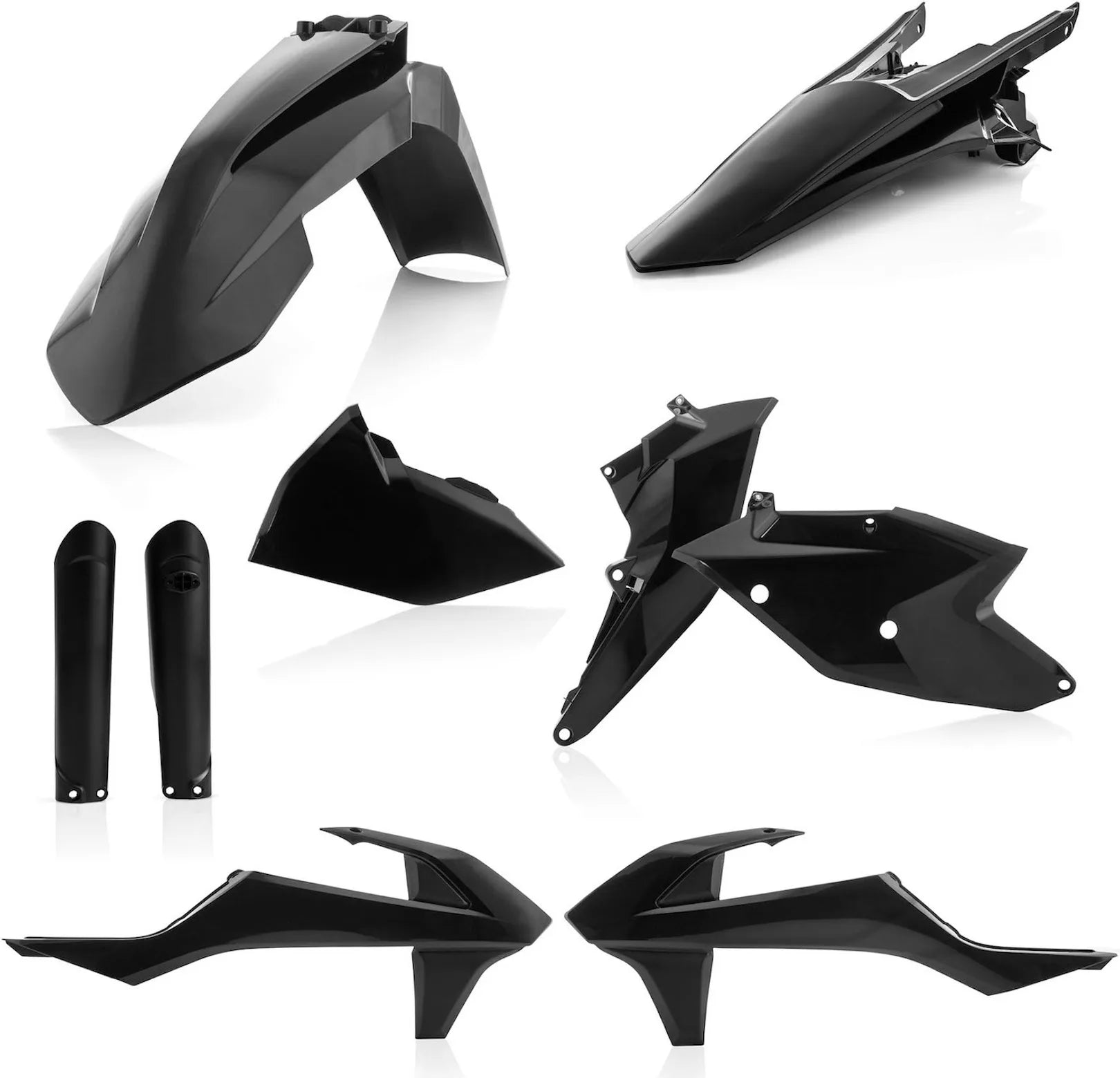 Plastics Full Kit - Acerbis Compatible With Ktm 300 Exc (2018-2019)