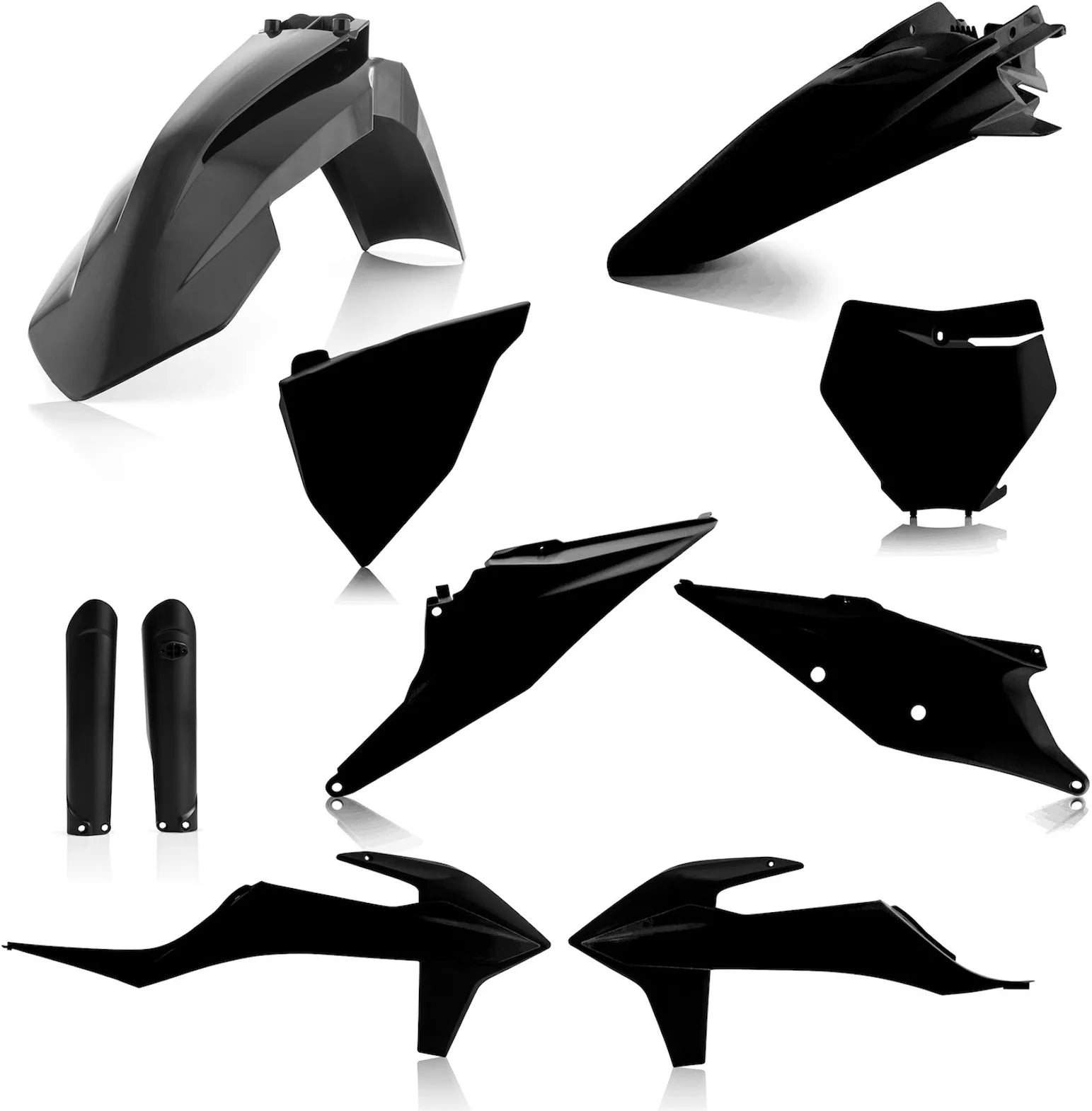 Plastics Full Kit - Acerbis Compatible With Ktm 250 Sx (2019-2020)