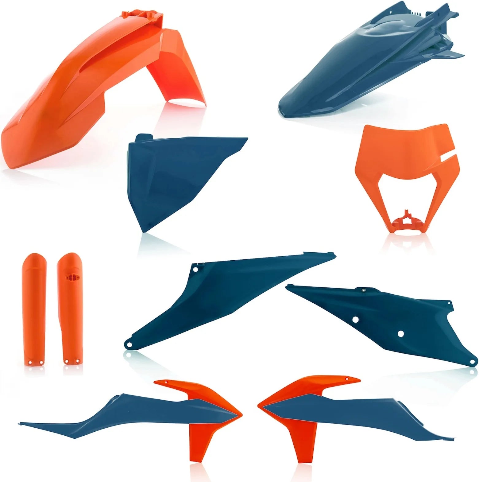 Plastics Full Kit - Acerbis Compatible With Ktm 250 Exc Tpi (2020-2022)