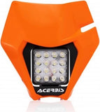 Headlight Mask Vsl - Acerbis Compatible With Ktm 150 Xc-W Tpi (2020-2021)
