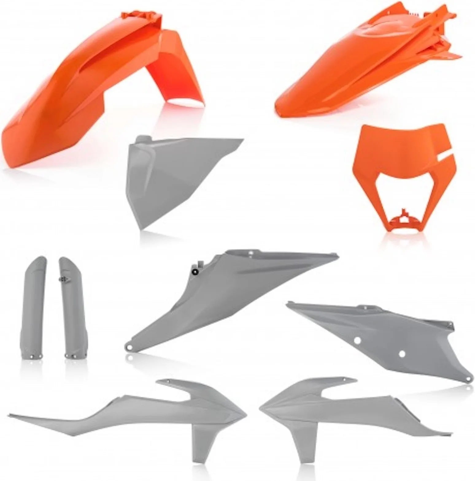 Plastics Full Kit - Acerbis Compatible With Ktm 250 Xc-W Tpi (2020-2021)