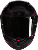 Full-Face Speeding Motorcycle Helmet Nolan X-804 Rs Ultra Carbon Red Liquido Liquido 326 Size M