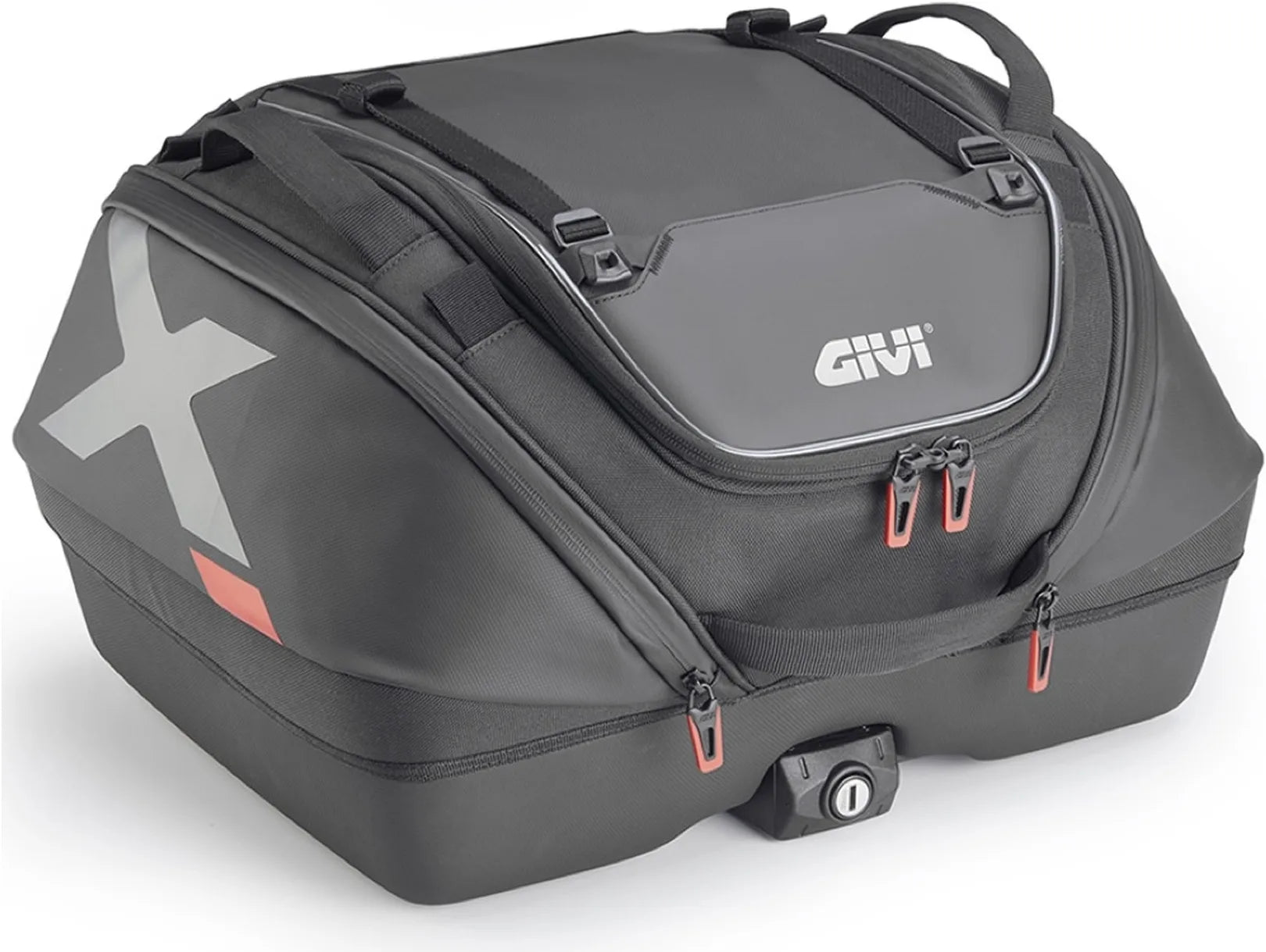 Monokey Black Top Bag - 40 Lt Nylon - Givi Compatible With Ktm 790 Duke (2018-2020)