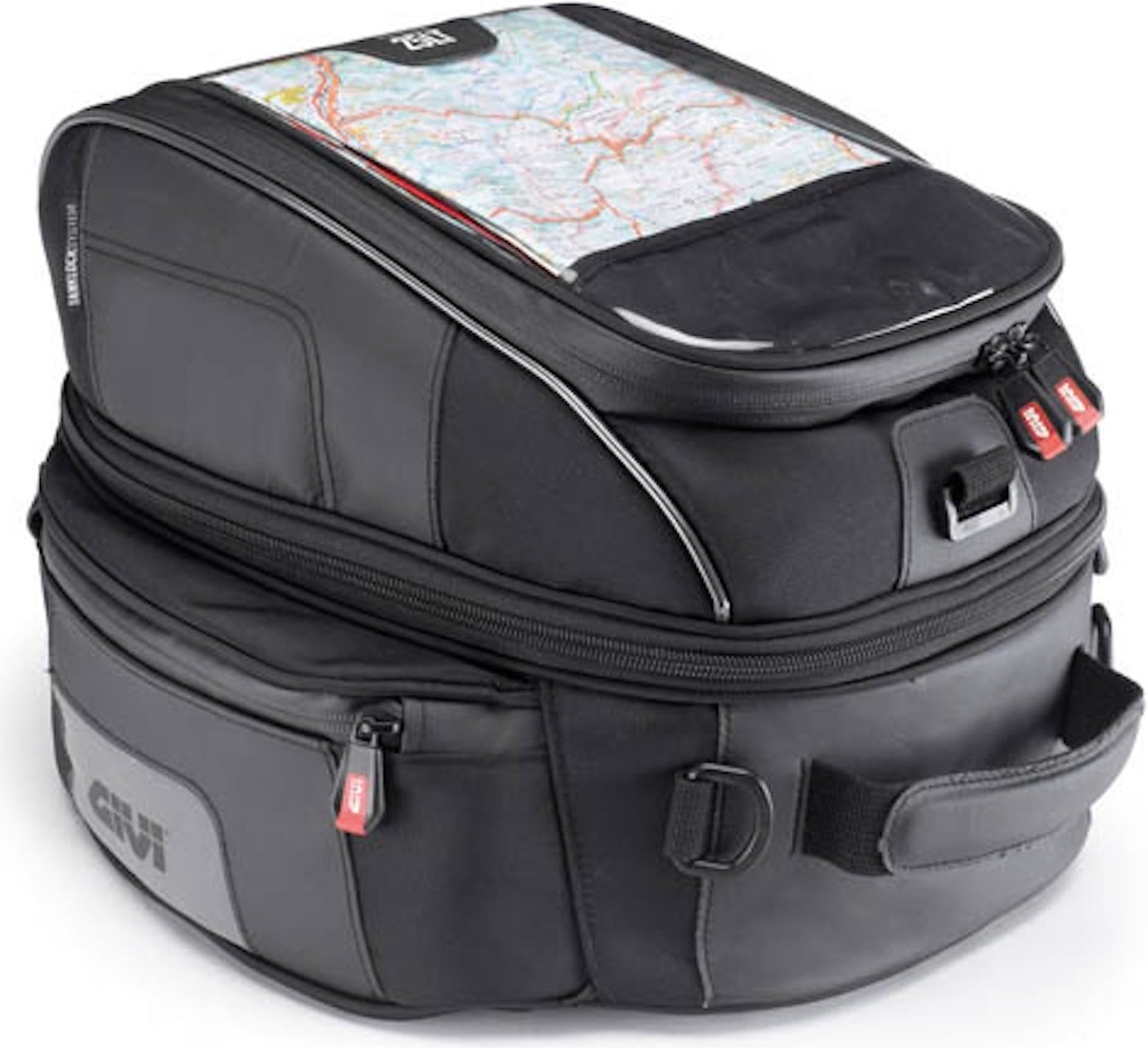 Tanklock Black Tank Bag - 25 Lt Nylon - Givi Compatible With Aprilia Etv 1000 Caponord (2001-2010)