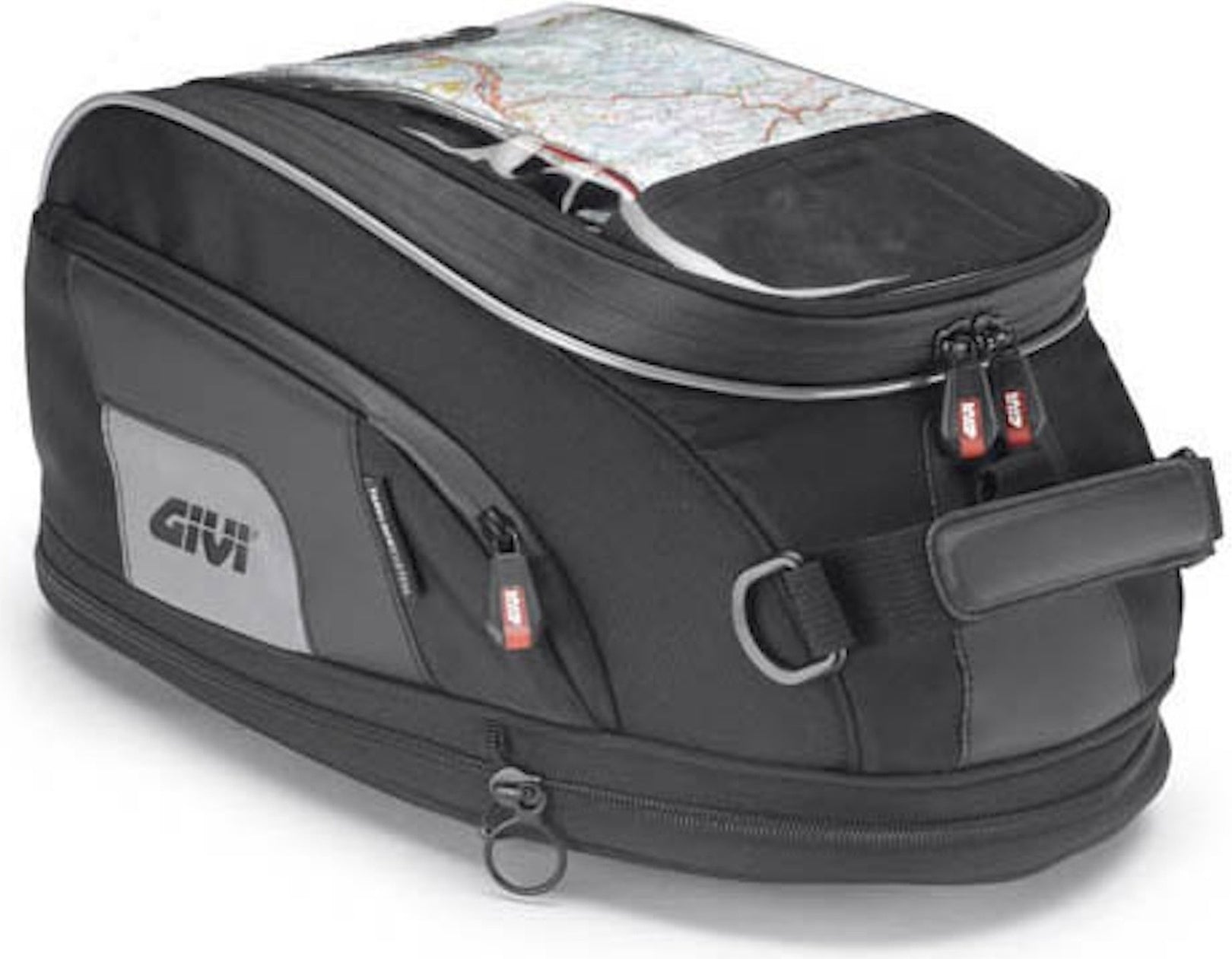 Tanklock Black Tank Bag - 15 Lt Xs307 Nylon - Givi Compatible With Aprilia Shiver 900 Abs (2010-2020)