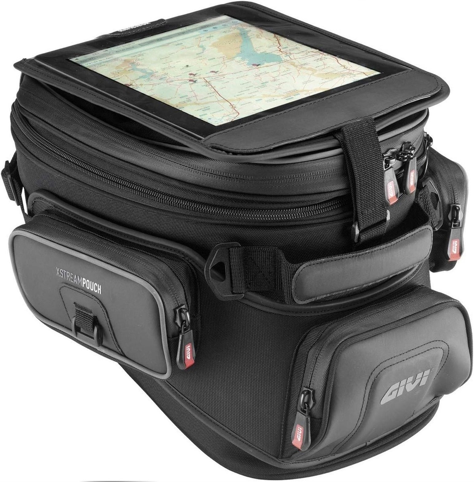 Tanklock Black Tank Bag - 20 Lt Nylon - Givi Compatible With Moto Morini X-Cape 649 (2021-2024)