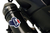 Complete Exhaust System With Sound Certification Relevance Carbon Black Carbon Cap - Termignoni Compatible With Yamaha Xp 530 T-Max (2012-2016)