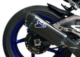 Exhaust Tip With Noise Certification Force Carbon Carbon Cap - Termignoni Compatible With Yamaha Yzf-R1 1000 (2015-2020)