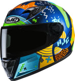 Full-Face Motorcycle Helmet Hjc Y10 Advanced Polycarbonate Mc23 Mika Size 09 L