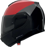 Flip-Up Travelling Motorcycle Helmet Nolan N100-6 Red / Black / Anthracite Verniciatura Speciale 355 Size M