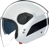 Urban Commuting Motorcycle Helmet Nolan N20-2 Visor White / Black Dolce Vita 348 Size M