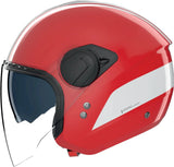 Urban Commuting Motorcycle Helmet Nolan N20-2 Visor Red / White Dolce Vita 349 Size Xs