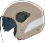 Urban Commuting Motorcycle Helmet Nolan N20-2 Visor Sand / White Dolce Vita 350 Size M