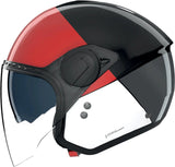 Urban Commuting Motorcycle Helmet Nolan N20-2 Visor Black / Red / Anthracite / White Blocco 353 Size Xxl