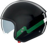 Urban Commuting Motorcycle Helmet Nolan N20-2 Black / Italy Zefiro 342 Size Xl