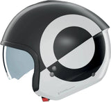Urban Commuting Motorcycle Helmet Nolan N20-2 White / Black Viceversa 344 Size M