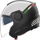 Urban Commuting Motorcycle Helmet Nolan N40-5 06 Black / White / Checkers Bellavista 341 Size M