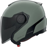 Urban Commuting Motorcycle Helmet Nolan N40-5 06 Grey Green Classico Nobile 337 Size L