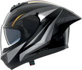 Full-Face Speeding Motorcycle Helmet Nolan N60-6 Sport Black / Grey / Anthracite / Gold Lesmo 354 Size Xxl