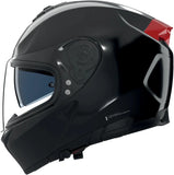 Full-Face Speeding Motorcycle Helmet Nolan N80-8 Black / Red Classico Nobile 335 Size M