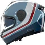 Full-Face Speeding Motorcycle Helmet Nolan N80-8 Blue Gray / Deep Blue / White / Red Incline 352 Size Xl
