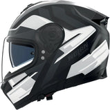 Full-Face Speeding Motorcycle Helmet Nolan N80-8 Schwarz / Weiß / Anthrazit Trittico 359 Size Xxxl