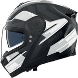 Full-Face Speeding Motorcycle Helmet Nolan N80-8 Schwarz / Weiß / Anthrazit Trittico 359 Size M