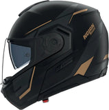 Flip-Up Travelling Motorcycle Helmet Nolan N90-3 06 Black / Anthracite / Gold Sincrono 351 Size M