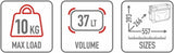 Monokey Cam-Side Trekker Outback Evo Smart Black Aluminium Side Cases + Locks - 74 Lt Trekker Outback Evo Smart Aluminium - Givi Compatible With Ktm 1050 Adventure (2015-2016)