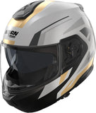 Flip-Up Travelling Motorcycle Helmet Nolan N100-6 Grey / Black / Anthracite / Gold Cinetico 360 Size Xs