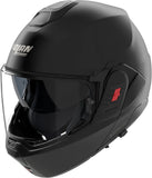 Flip-Up Travelling Motorcycle Helmet Nolan N120-1 Black / Flat Classico 302 Size Xxl