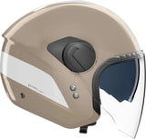 Urban Commuting Motorcycle Helmet Nolan N20-2 Visor Sand / White Dolce Vita 350 Size M