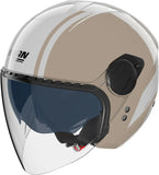 Urban Commuting Motorcycle Helmet Nolan N20-2 Visor Sand / White Dolce Vita 350 Size Xxl