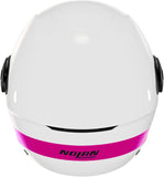 Urban Commuting Motorcycle Helmet Nolan N20-2 Visor White / Fuchsia Zefiro 342 Size Xxl