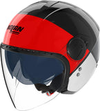 Urban Commuting Motorcycle Helmet Nolan N20-2 Visor Black / Red / Anthracite / White Blocco 353 Size Xxl