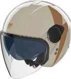 Urban Commuting Motorcycle Helmet Nolan N20-2 Visor Ivory / Ochre Impeto 343 Size Xxl