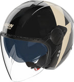 Urban Commuting Motorcycle Helmet Nolan N20-2 Visor Black / Ivory Impeto 344 Size L