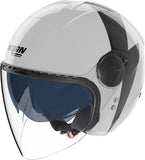 Urban Commuting Motorcycle Helmet Nolan N20-2 Visor Pearl / Black Impeto 345 Size Xs