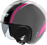 Urban Commuting Motorcycle Helmet Nolan N20-2 Lava Grey / Fuchsia Dolce Vita 346 Size L