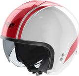Urban Commuting Motorcycle Helmet Nolan N20-2 White / Red Dolce Vita 347 Size S