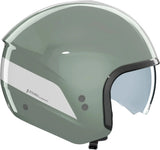 Urban Commuting Motorcycle Helmet Nolan N20-2 Grey Green / White Dolce Vita 348 Size Xs