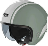 Urban Commuting Motorcycle Helmet Nolan N20-2 Grey Green / White Dolce Vita 348 Size Xxs