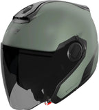 Urban Commuting Motorcycle Helmet Nolan N40-5 06 Grey Green Classico Nobile 337 Size Xs