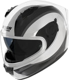 Full-Face Speeding Motorcycle Helmet Nolan N60-6 White / Black / Grey Bifase 349 Size Xxl