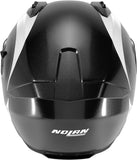 Full-Face Speeding Motorcycle Helmet Nolan N60-6 Black / White / Grey Bifase 350 Size Xxs