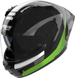 Full-Face Speeding Motorcycle Helmet Nolan N60-6 Sport Black / Fluo Green Contrasto 358 Size Xs