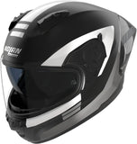 Full-Face Speeding Motorcycle Helmet Nolan N60-6 Sport Black / Grey Contrasto 359 Size S