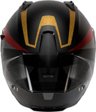 Full-Face Speeding Motorcycle Helmet Nolan N60-6 Sport Black / Red / Anthracite / Gold Lesmo 353 Size M