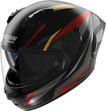 Full-Face Speeding Motorcycle Helmet Nolan N60-6 Sport Black / Red / Anthracite / Gold Lesmo 353 Size S