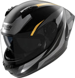 Full-Face Speeding Motorcycle Helmet Nolan N60-6 Sport Black / Grey / Anthracite / Gold Lesmo 354 Size Xxl
